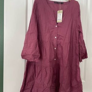Gudrun Sjoden  M tunic shirt. Never worn. NWT